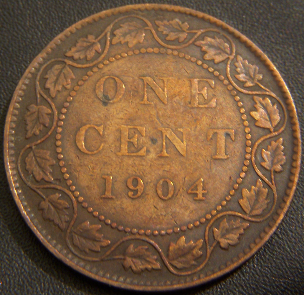 1904 Canadian Large Cent - Fine