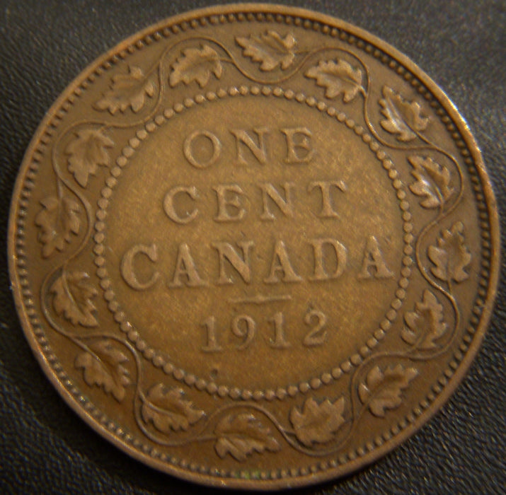 1912 Canadian Large Cent - VG/Fine