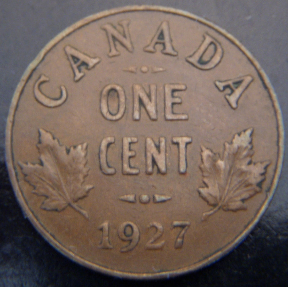 1927 Canadian Cent - VG / Fine