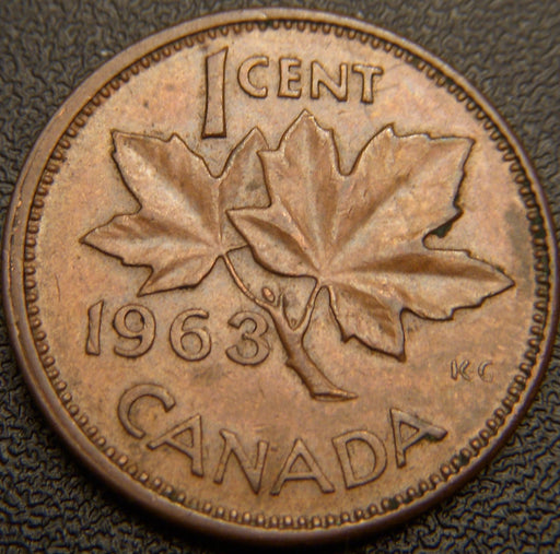 1963 Canadian Cent - VG/Fine