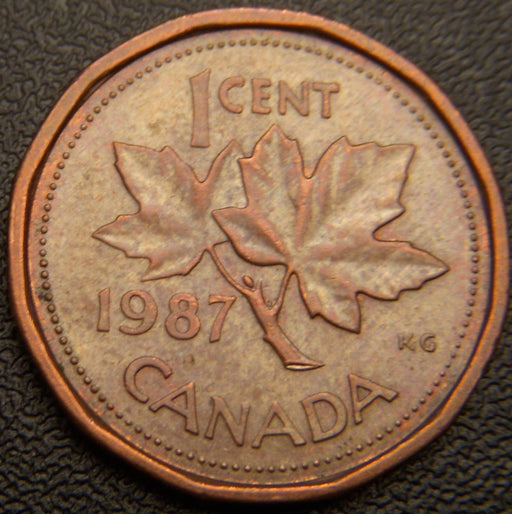 1987 Canadian Cent - VF or Better