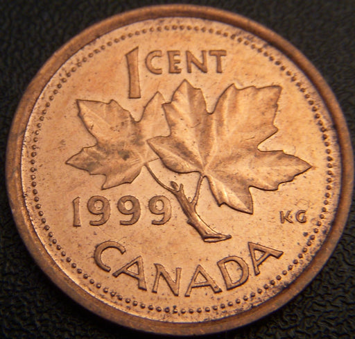 1999 Canadian Cent - VF to AU