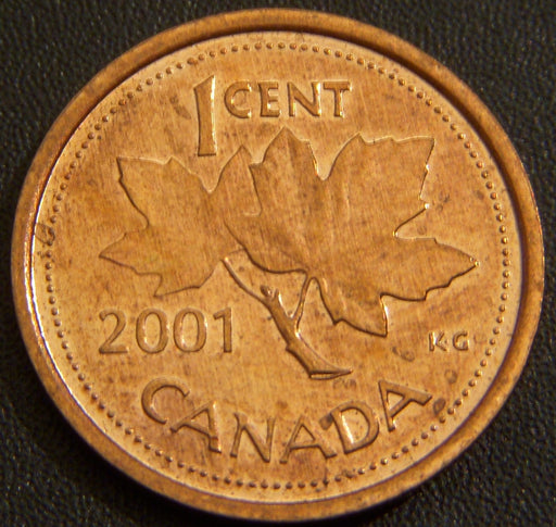 2001 Canadian Cent - Very Fine to AU