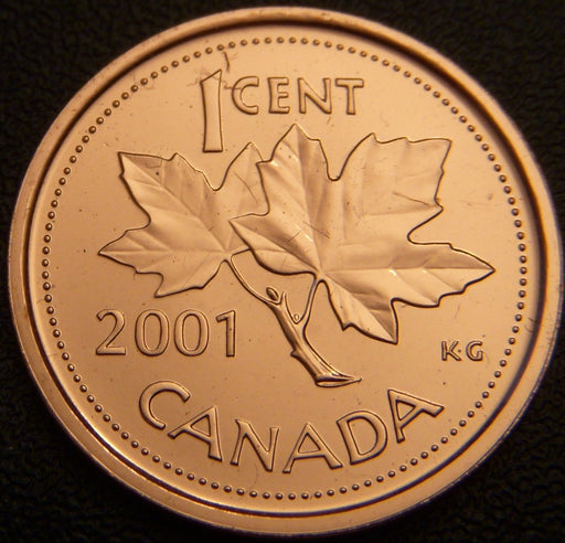 2001P Canadian Cent - Unc.