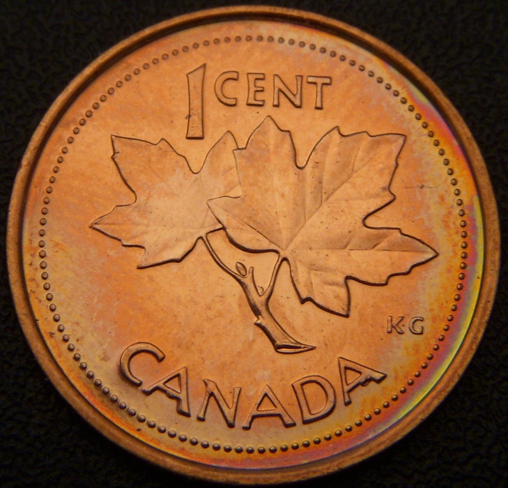 2002P Canadian Cent - VF to AU