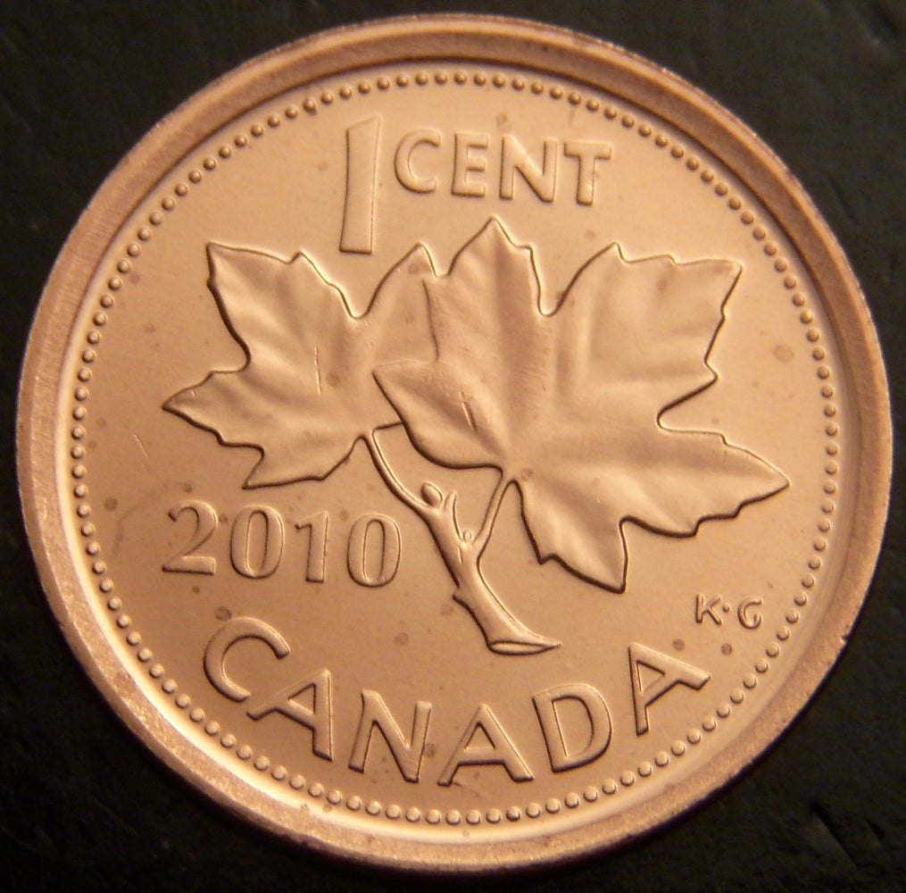 2010 Canadian Cent - Non Magnetic Uncirculated