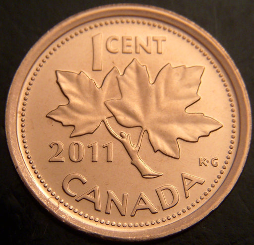 2011 Canadian Cent - Magnetic Unc.