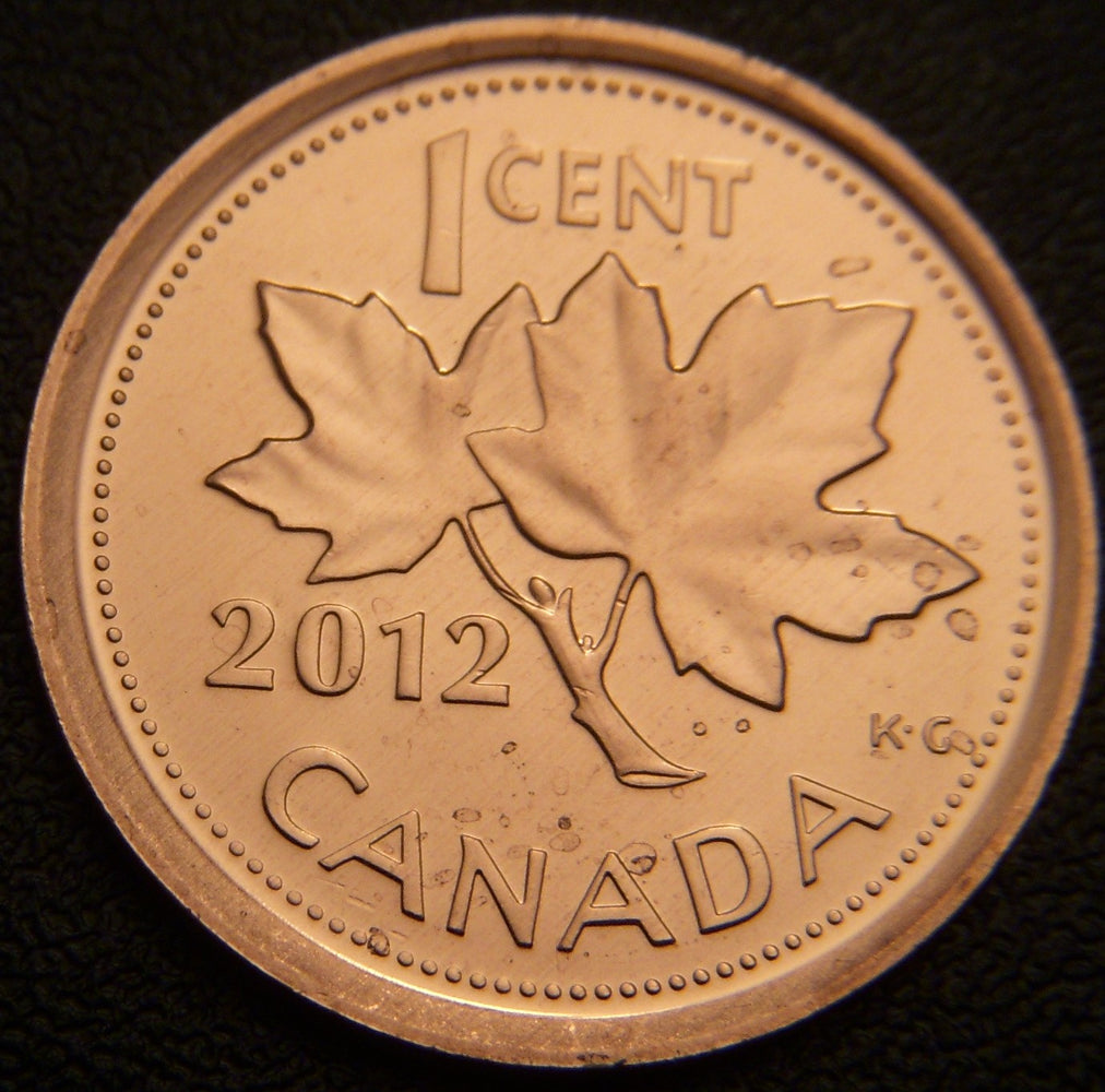 2012 Canadian Cent - Uncirculated Non-Magnitic