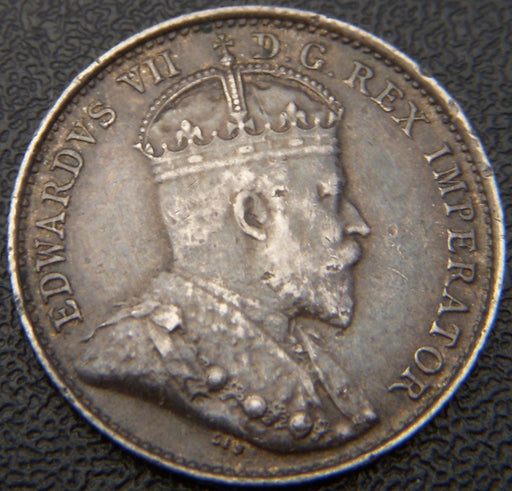 1903H Canadian Silver Five Cent - Sm H EF