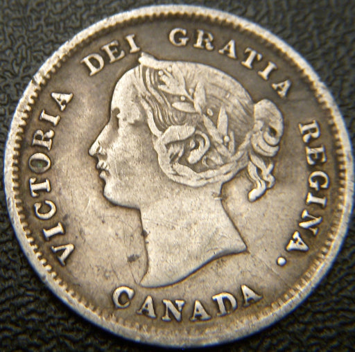 1892 Canadian Silver Five Cent - VF