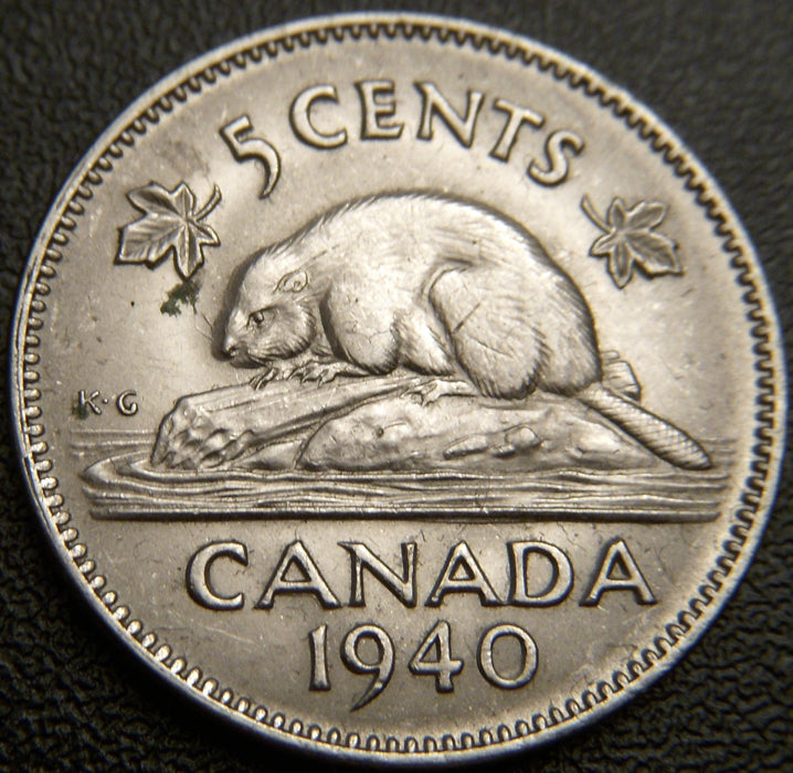 1940 Candian Five Cent - Unc.