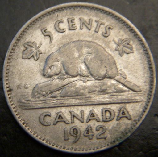 1942 Canadian 5C - Fine to EF