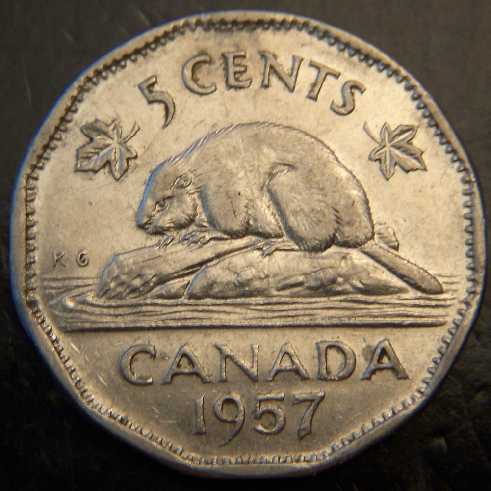 1957 Canadian 5C - Fine to EF