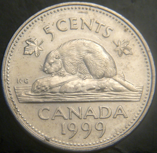 1999 Canadian Nickel - VF to AU
