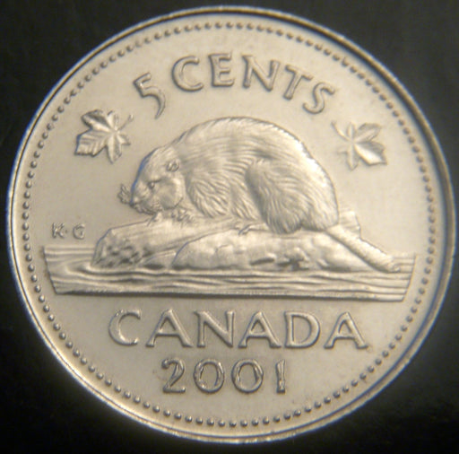 2001P Canadian 5C - Uncirculated