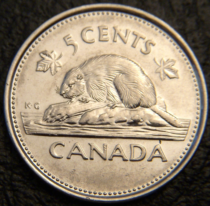 2002P Canadian Nickel - VF to AU