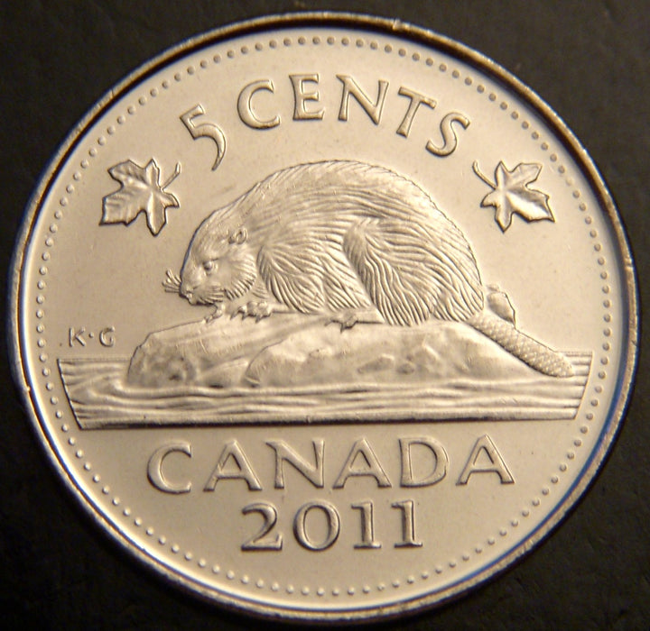 2011 Canadian Five Cent - Unc.