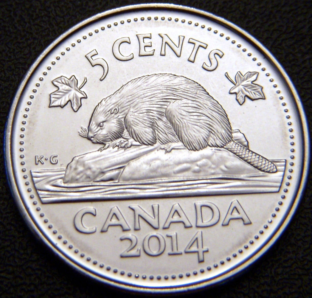 2014 Canadian Five Cent - Unc.