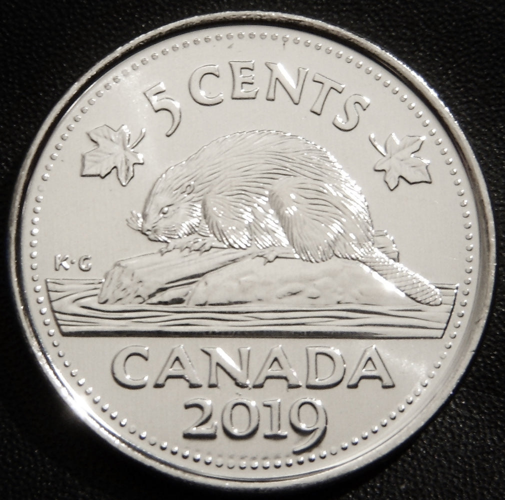 2019 Canadian Five Cent - Uncirculated