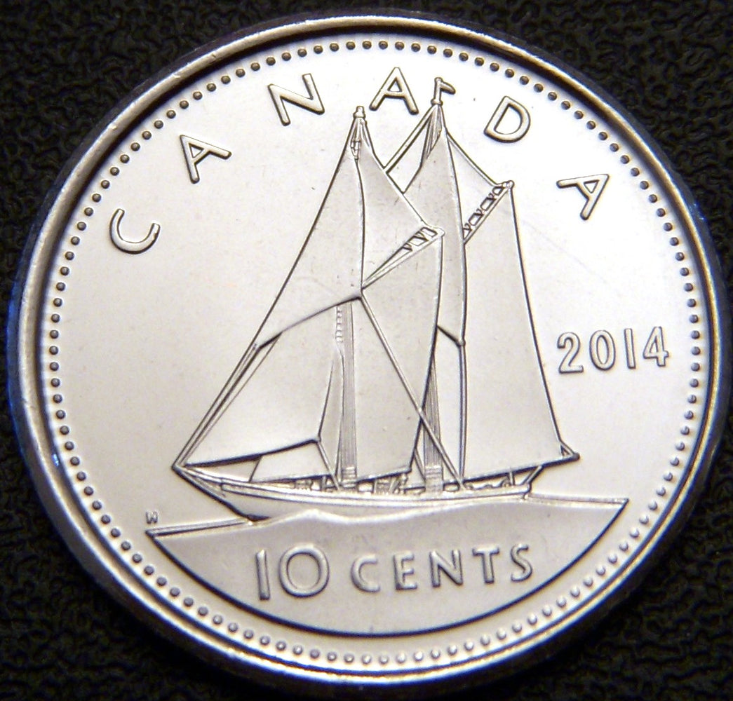 2014 Canadian Ten Cent - Unc.