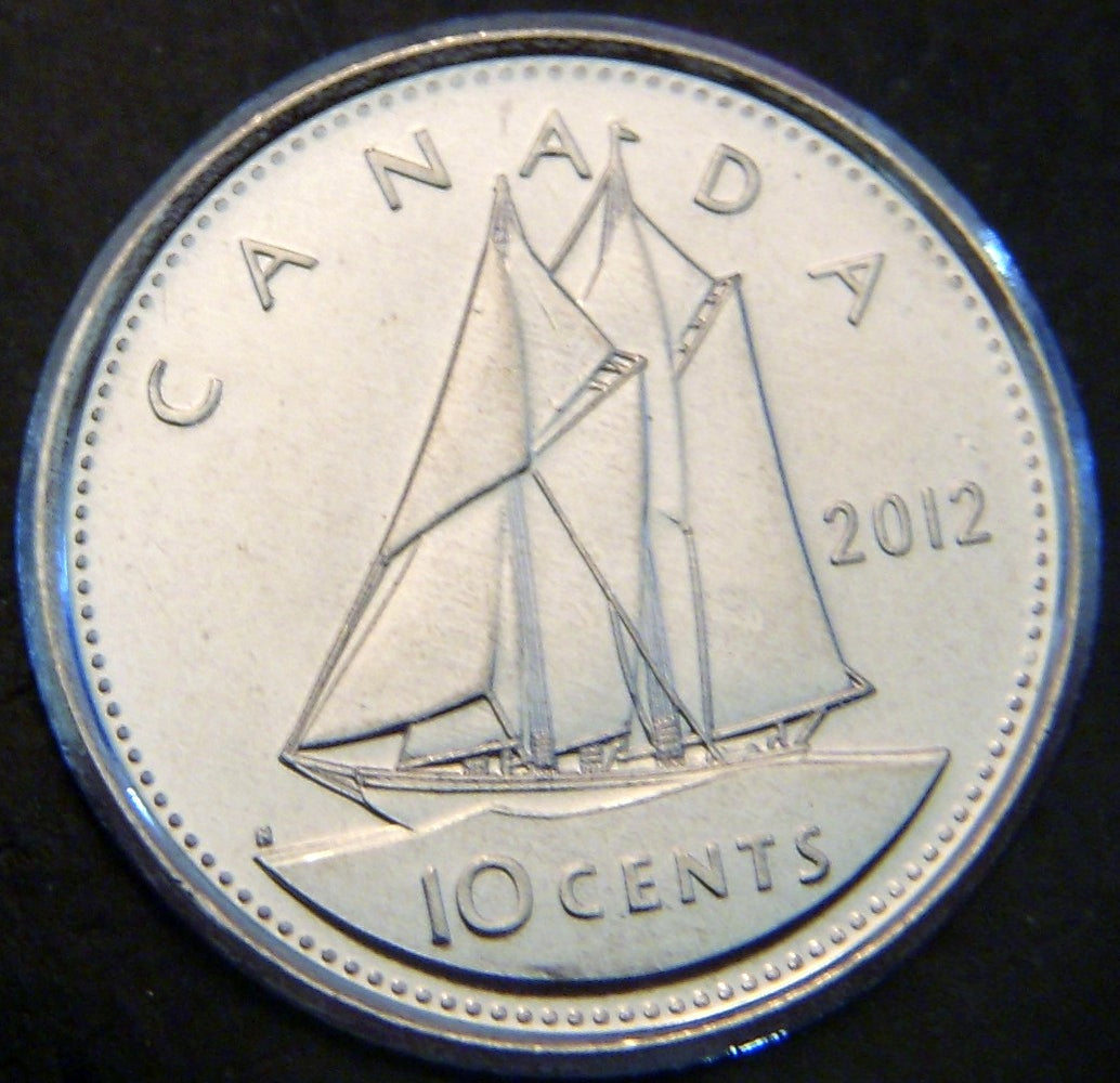 2012 Canadian Ten Cent - Unc.