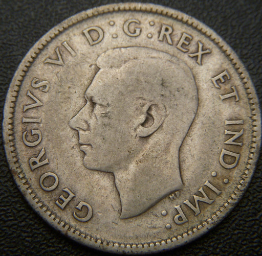 1937 Canadian Quarter - VG to VF