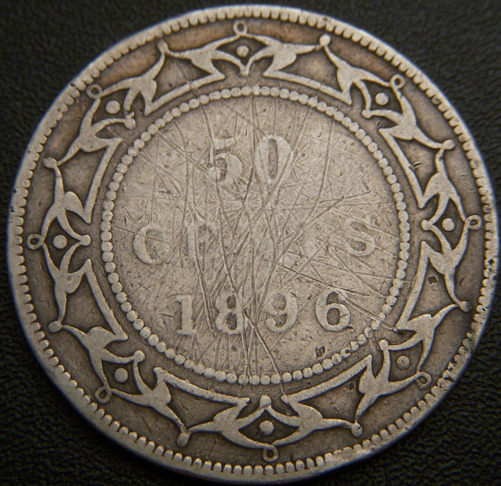 1896 New Foundland 50C - VG
