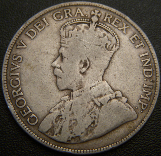 1918C New Foundland Fifty Cent - VG