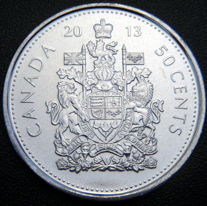 2013 Canadian Half Dollar  Unc
