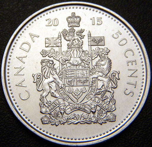 2015 Canadian Half Dollar  Unc