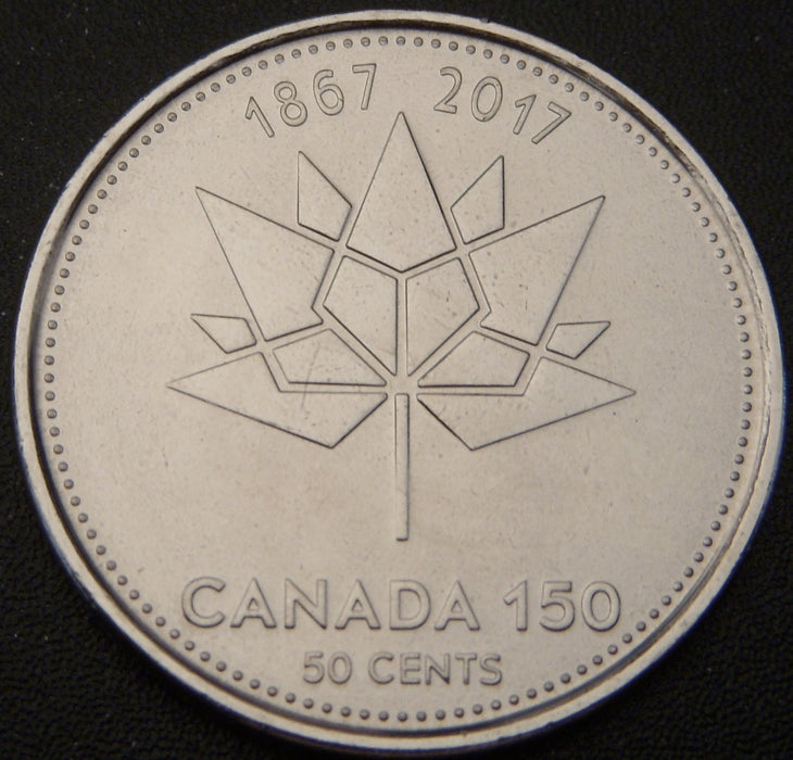 2017 Canadian Half Dollar Maple Leaf