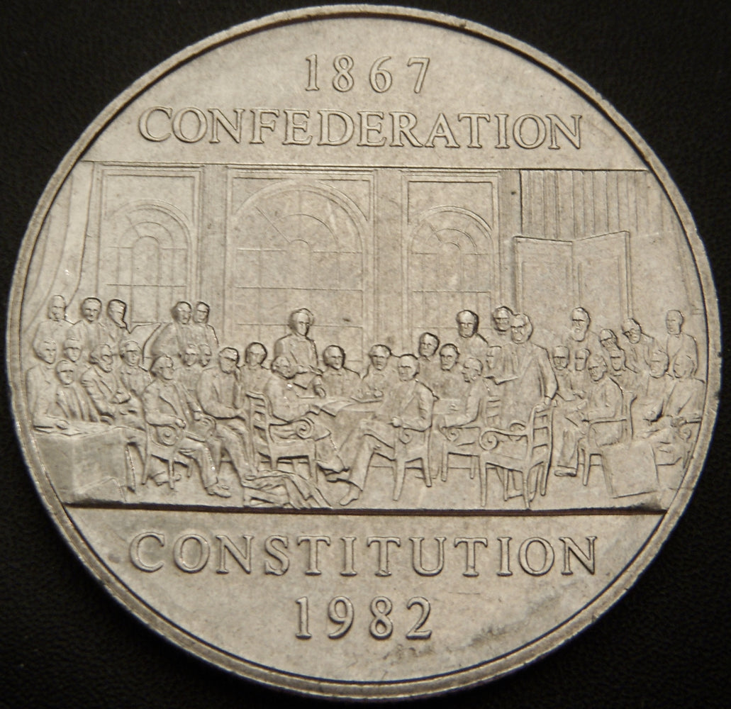 1982 $1 Canadian Constitution - Uncirculated