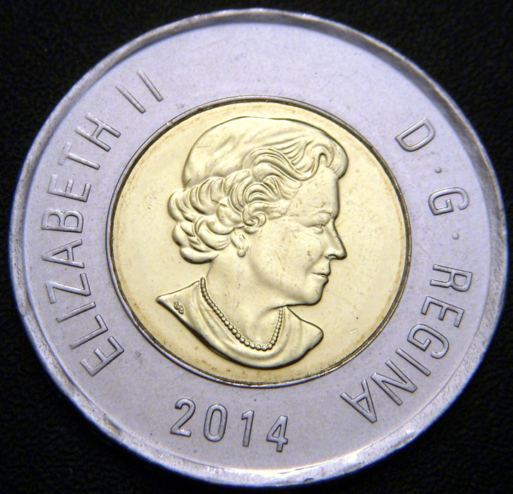 2014 Canadian Two Dollar - Unc