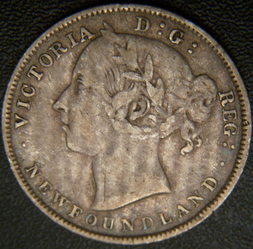 1896 20 Cents New Foundland F