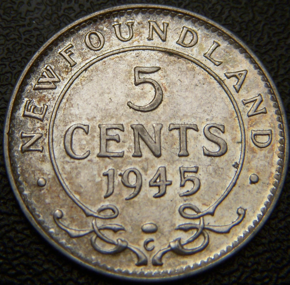 1945c 5 Cents New Foundland EF