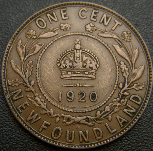 1920C New Foundland One Cent - EF