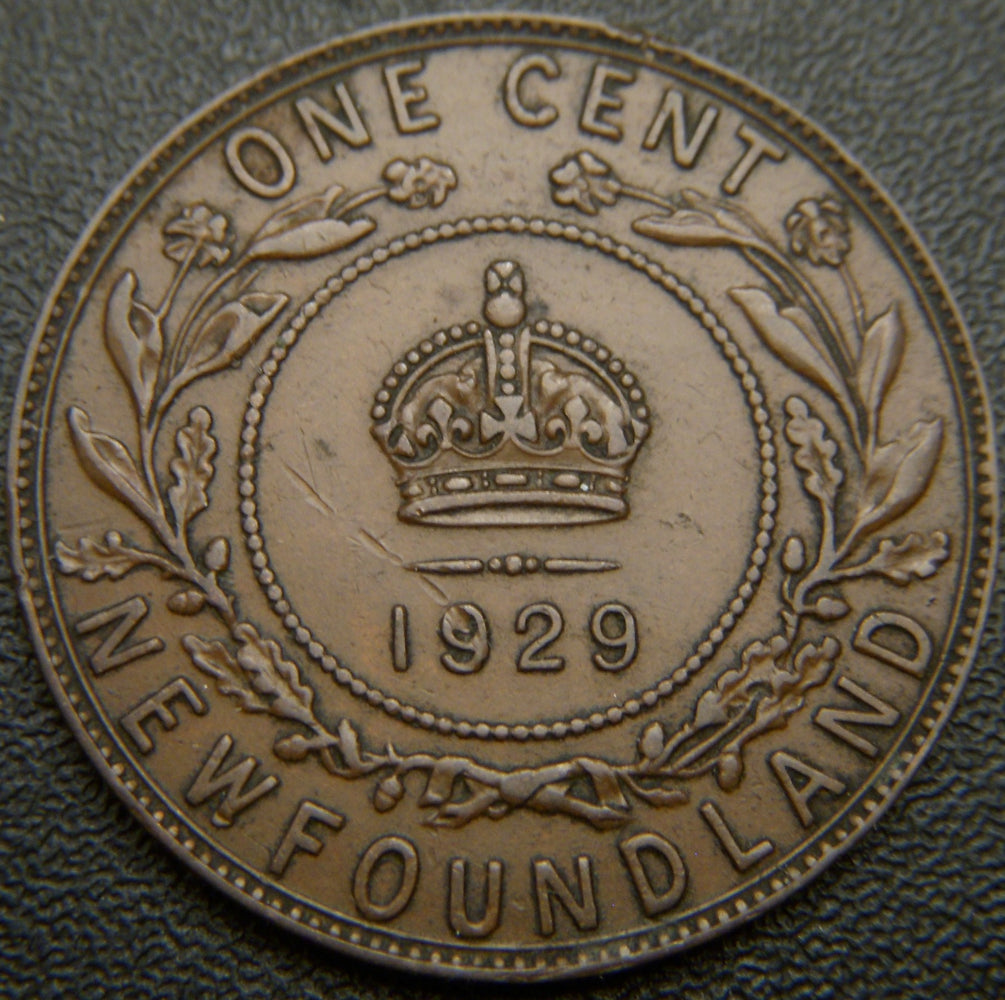 1929 Cent New Foundland - VF