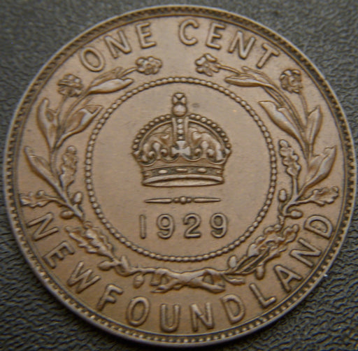 1929 Cent New Foundland - AU