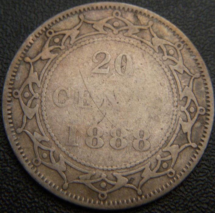 1888 New Foundland 20C - VG