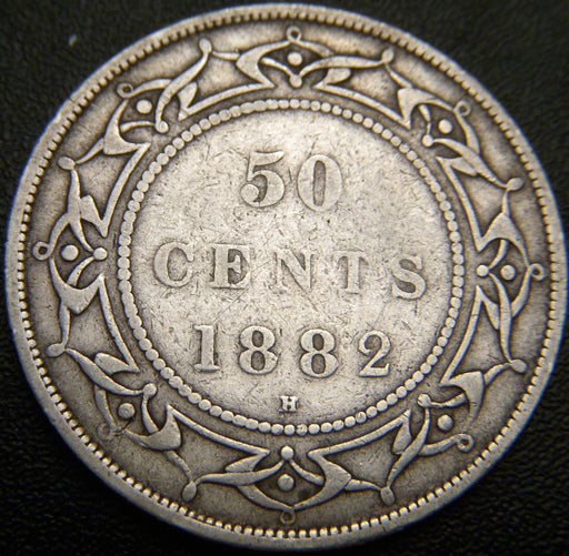 1882H 50C New Foundland - Fine