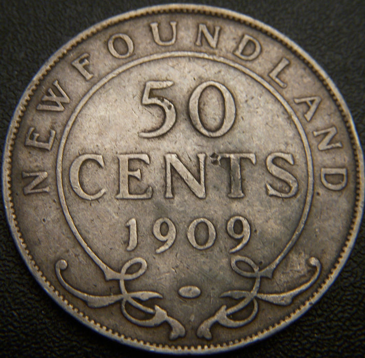 1909 50C New Foundland - VG