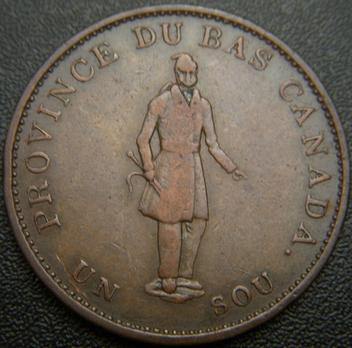 1837 Half Penny Quebec Bank Token