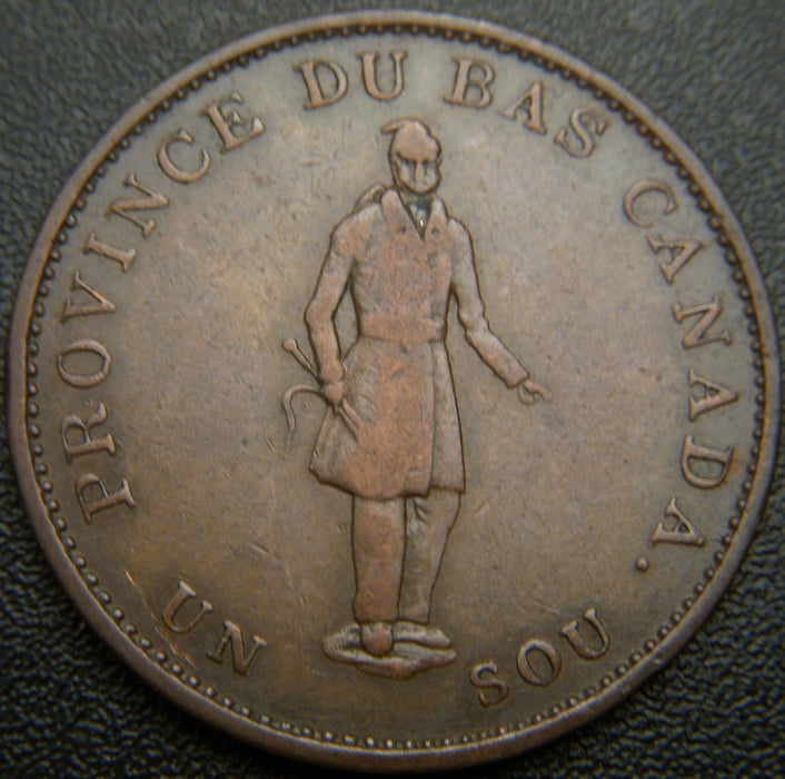 1837 Half Penny Quebec Bank Token