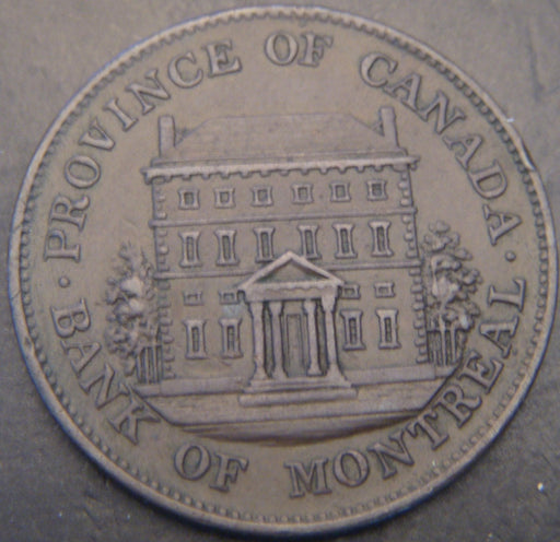 1844 Half Penny - Montreal Token