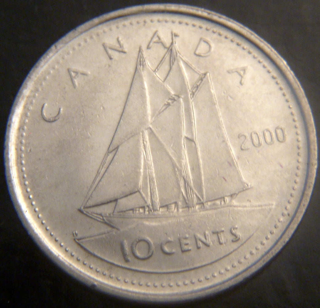 2000 Canadian Ten Cent  VF to AU