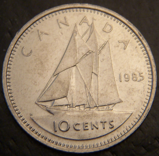 1985 Canadian Ten Cent - Fine to EF