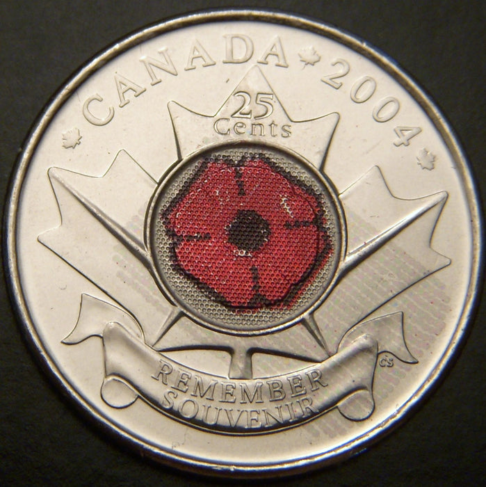 2004P "Poppy Coin" Quarter - Unc.