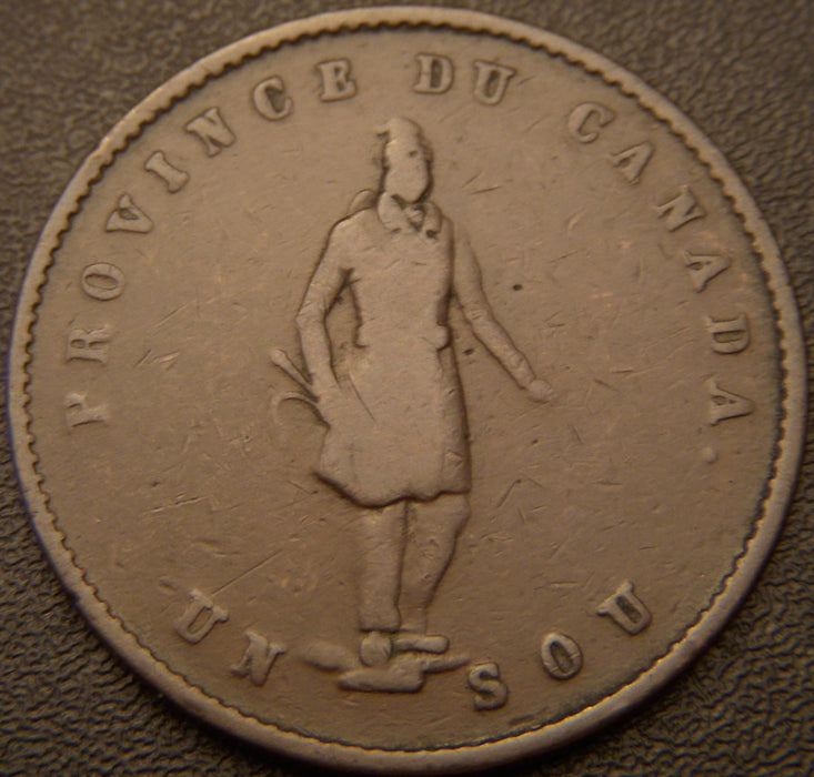 1852 Half Penny Quebec Token