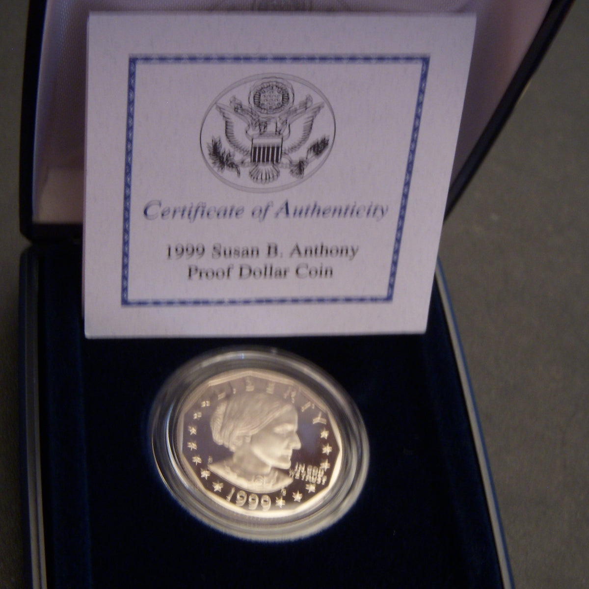 1999 P Susan B. Anthony Dollar Proof FUBA