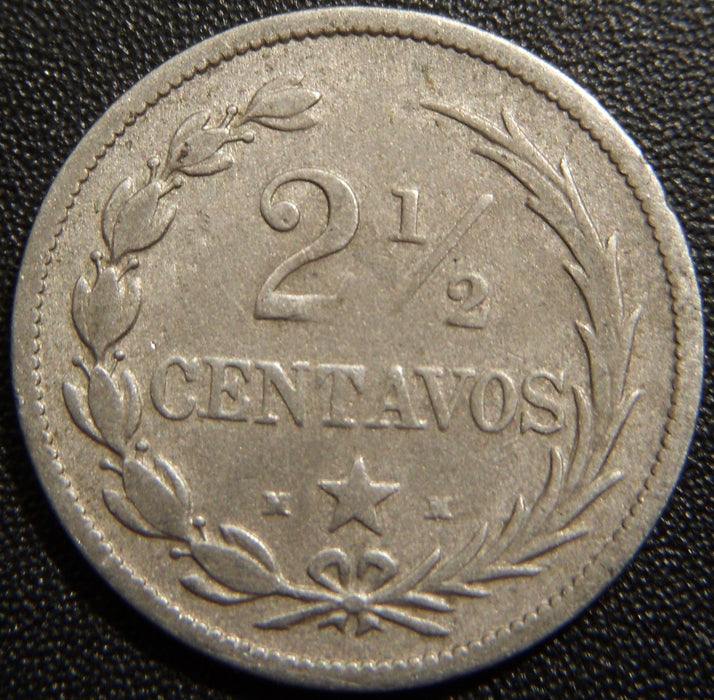 1888H 2 1/2 Centavos - Dominican Rep.